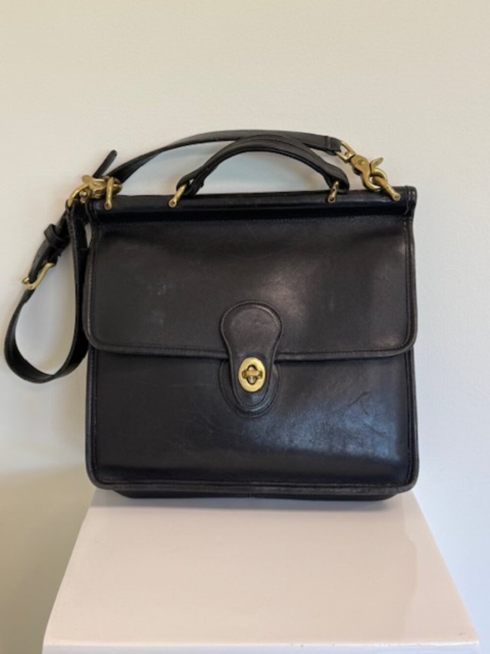 Coach Willis bag #9927 vintage  black color